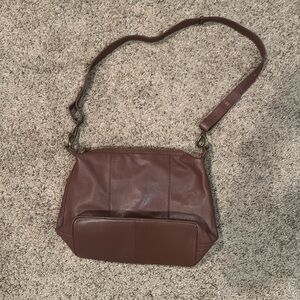 Lucky Brand leather cross body purse gently used